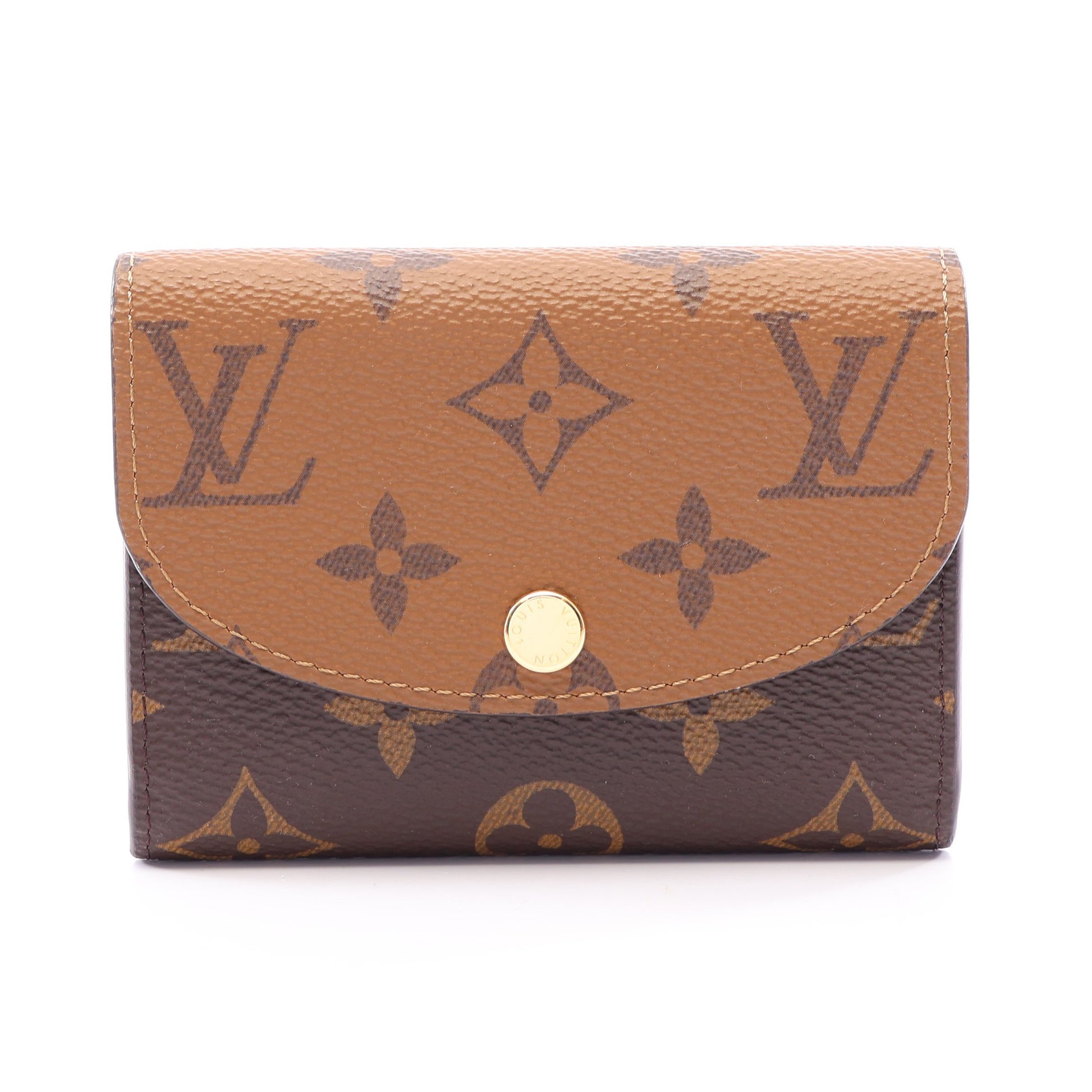 ポルトモネ ロザリ モノグラムリバース コインケース PVC ライトブラウン ブラウン ルイヴィトン 財布・小物 LOUIS VUITTON