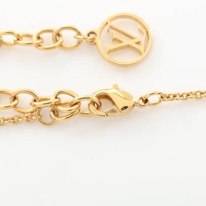 LVアイコニック ネックレス GP エナメル ゴールド ライトピンク ルイヴィトン アクセサリー LOUIS VUITTON