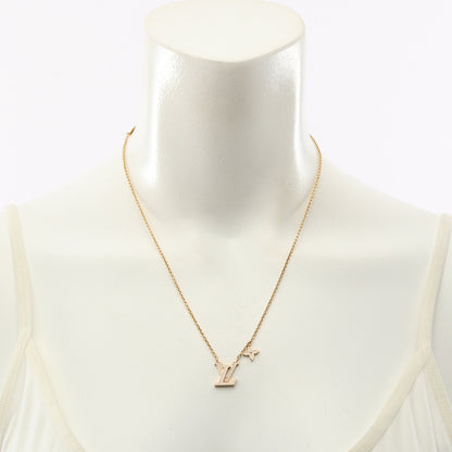LVアイコニック ネックレス GP エナメル ゴールド ライトピンク ルイヴィトン アクセサリー LOUIS VUITTON