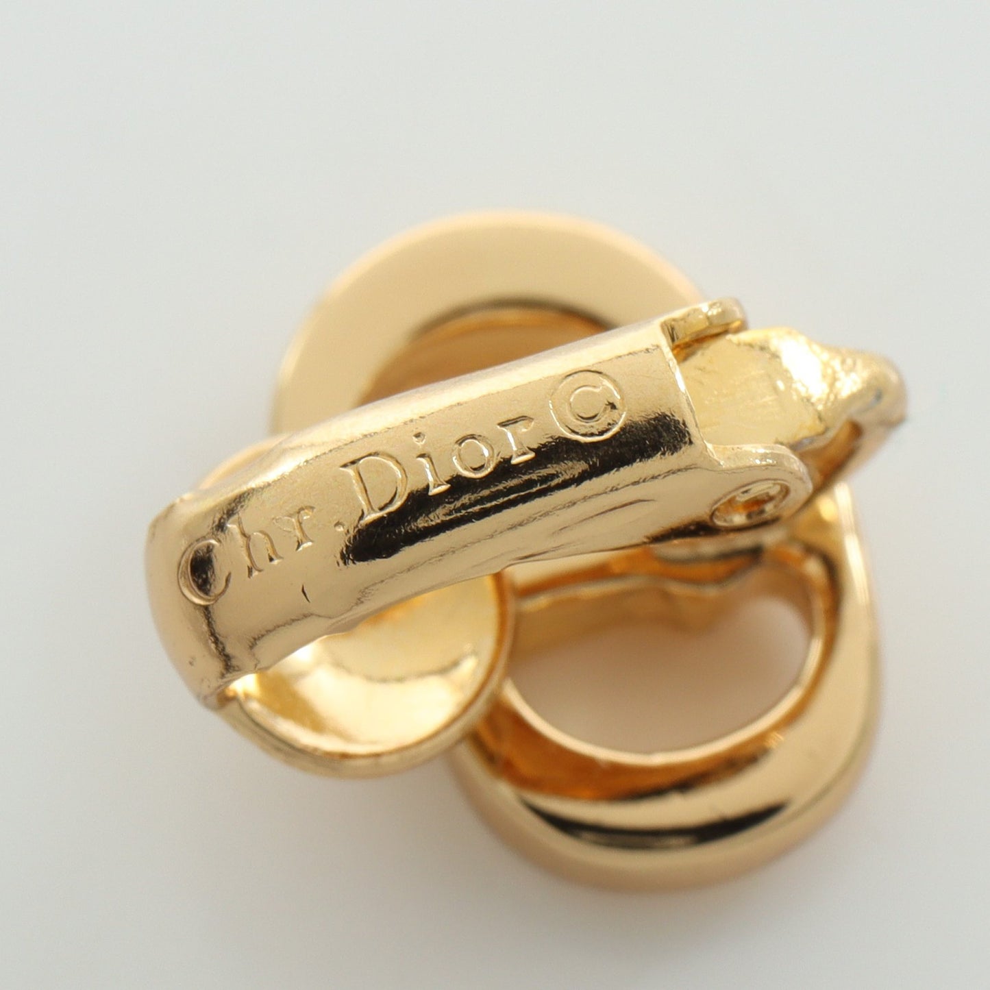 CDロゴ イヤリング GP ゴールド クリスチャンディオール アクセサリー Christian Dior