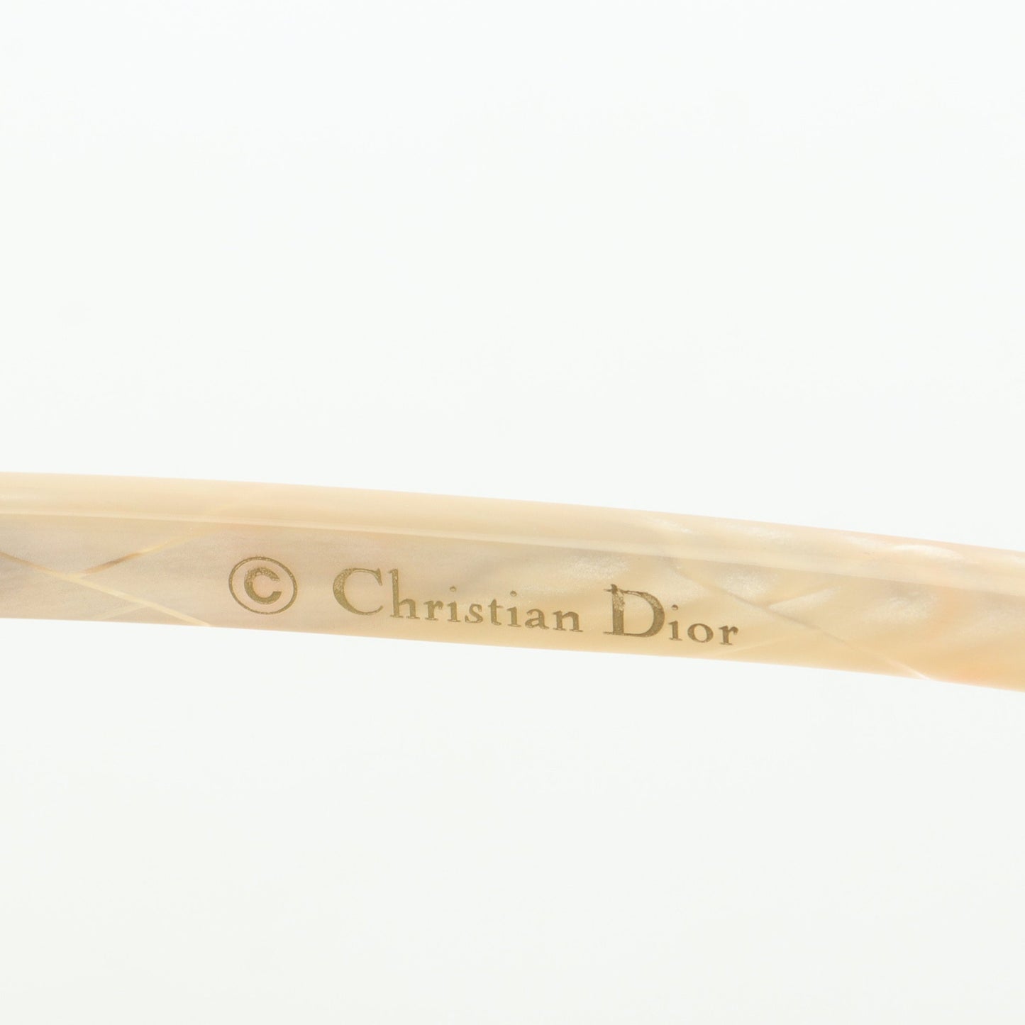 CHICAGO サングラス GP アイボリー ブラウン クリスチャンディオール 財布・小物 Christian Dior