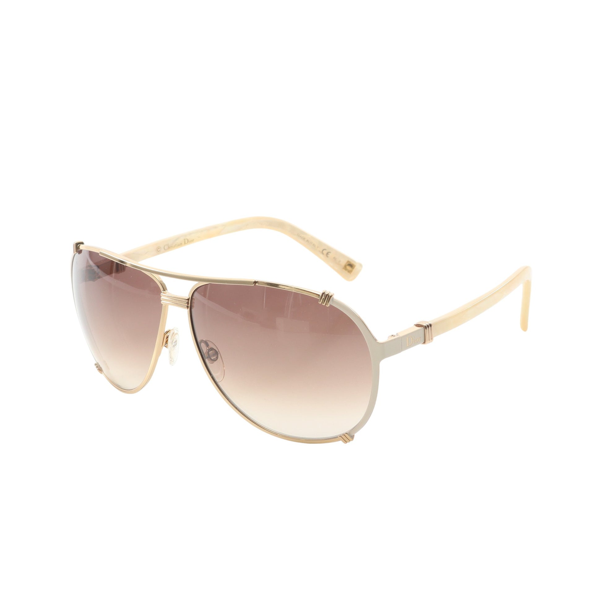 CHICAGO サングラス GP アイボリー ブラウン クリスチャンディオール 財布・小物 Christian Dior