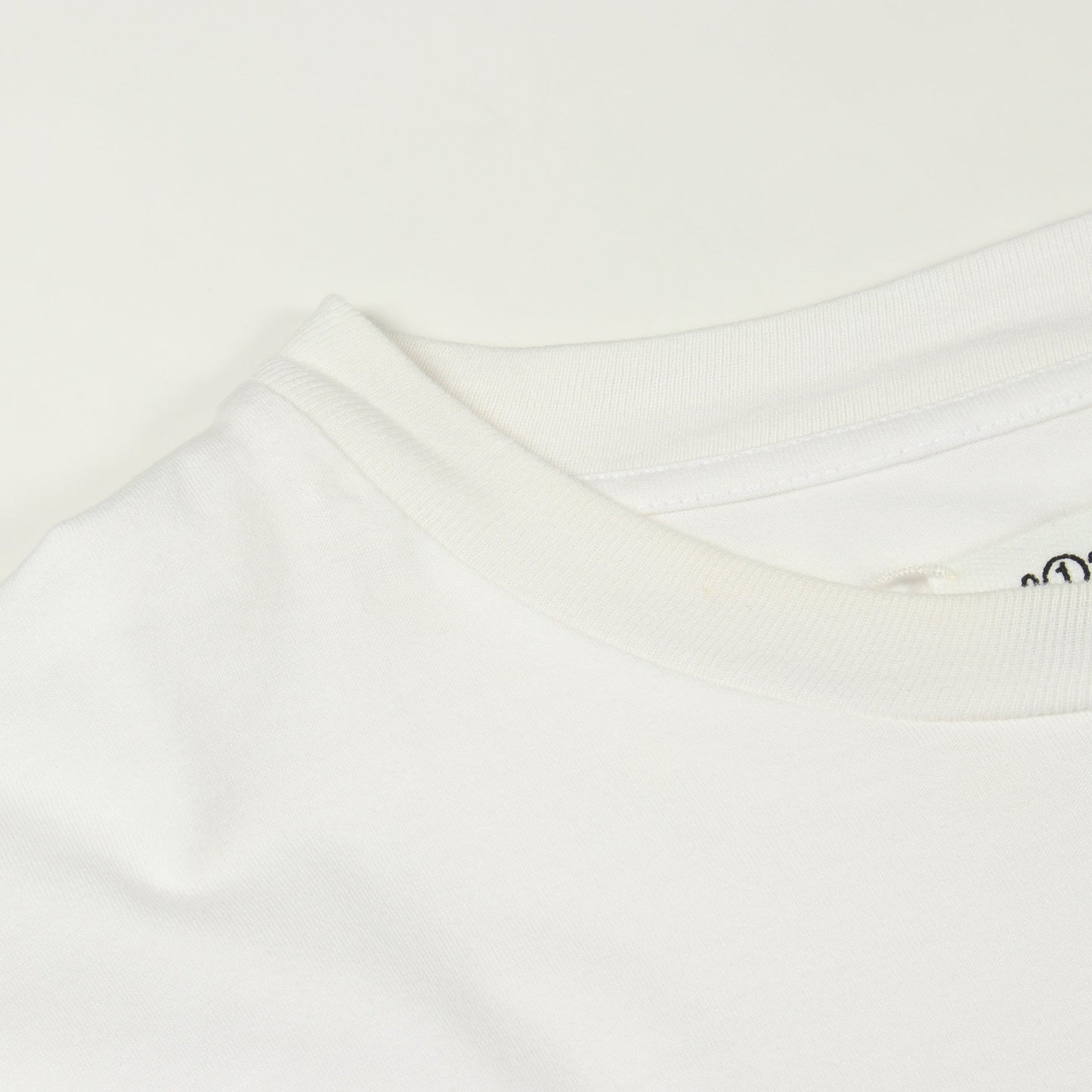 ナンバーロゴ 半袖Tシャツ コットン ホワイト メゾンマルジェラ110 トップス Maison Margiela 1 10