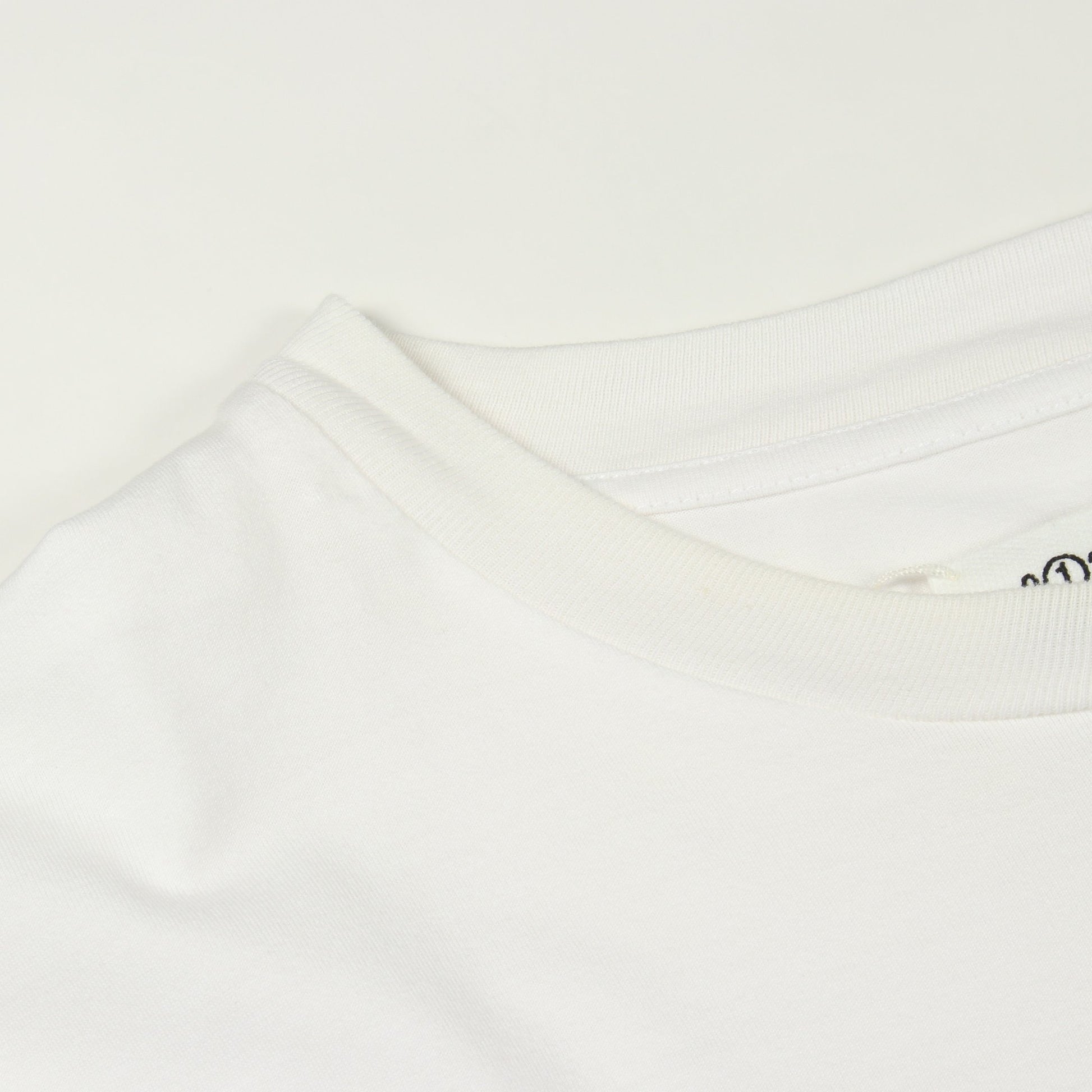ナンバーロゴ 半袖Tシャツ コットン ホワイト メゾンマルジェラ110 トップス Maison Margiela 1 10
