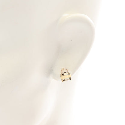パドロックモチーフ ピアス GP ゴールド アイボリー クロエ