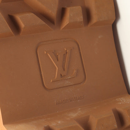 LVレンジャーライン モノグラム ブーツ スエード イエローブラウン ルイヴィトン シューズ LOUIS VUITTON