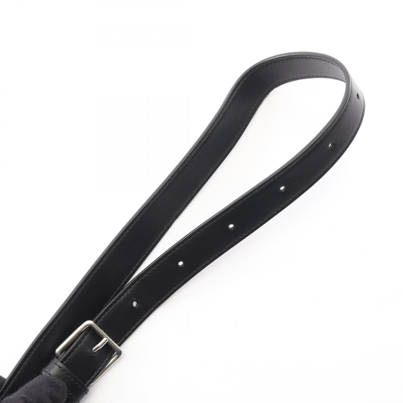 トリオンフ ミディアム メッセンジャーバッグ ショルダーバッグ PVC レザー ブラック セリーヌ バッグ CELINE