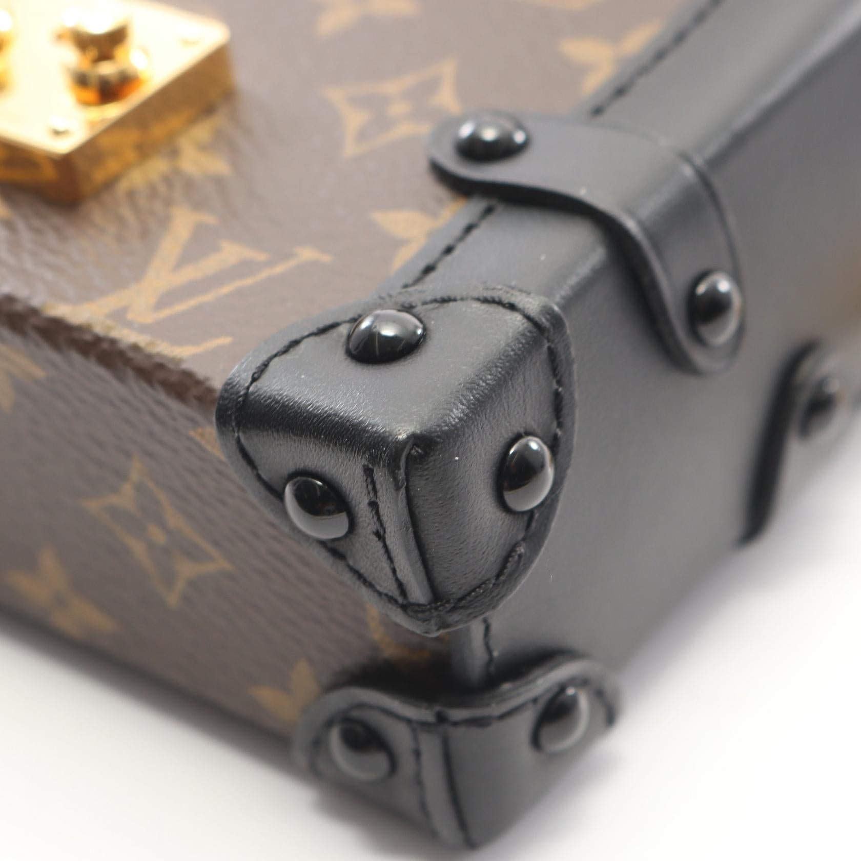 エッセンシャル トランク モノグラム チェーンショルダーバッグ PVC ブラウン ルイヴィトン バッグ LOUIS VUITTON