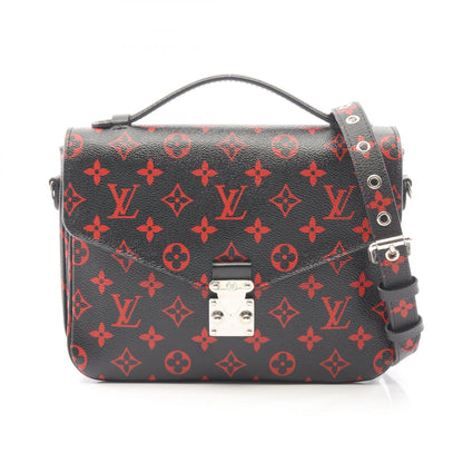 ポシェット メティスMM モノグラムアンフラルージュ 2WAY ハンドバッグ PVC レザー ブラック レッド ルイヴィトン バッグ LOUIS VUITTON
