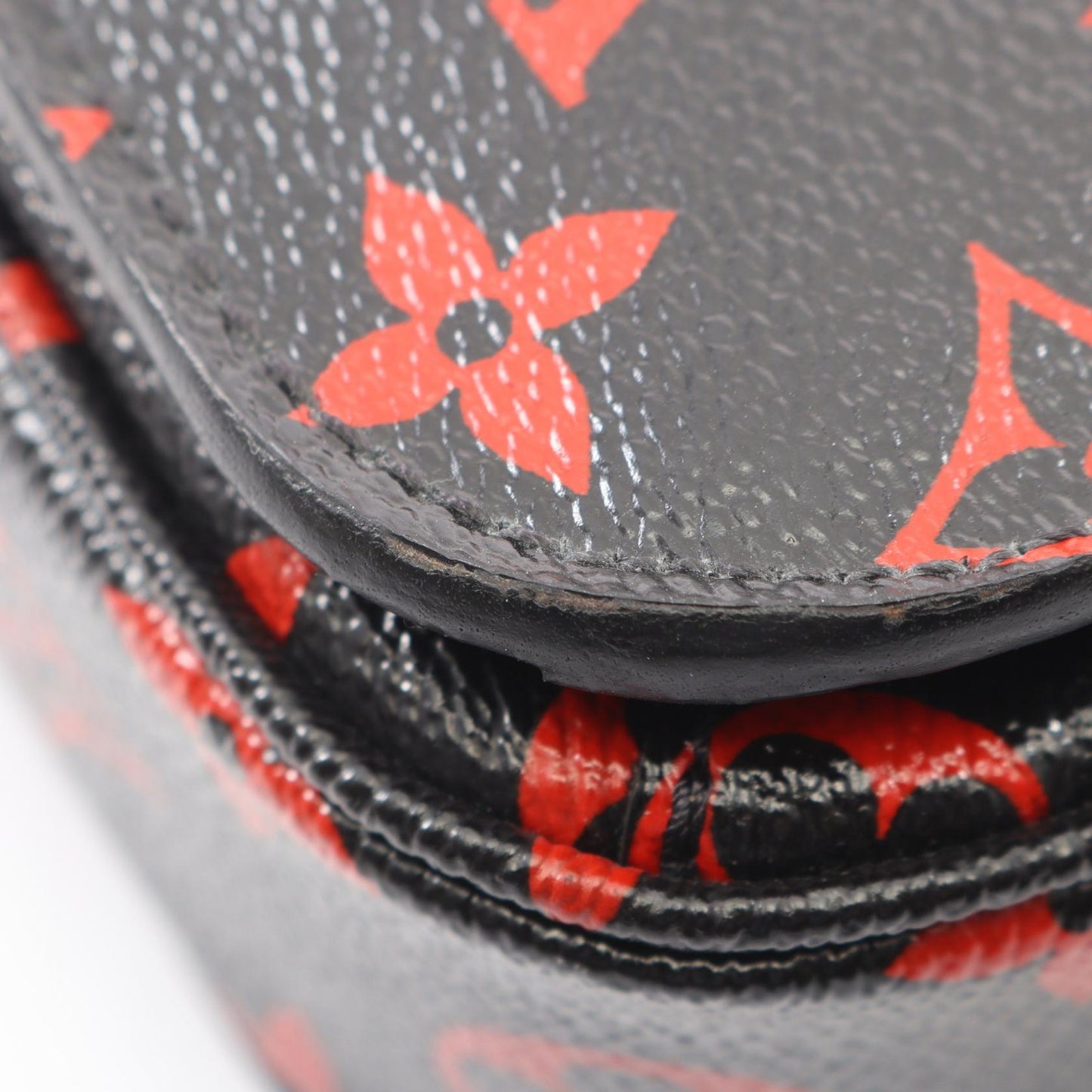 ポシェット メティスMM モノグラムアンフラルージュ 2WAY ハンドバッグ PVC レザー ブラック レッド ルイヴィトン バッグ LOUIS VUITTON