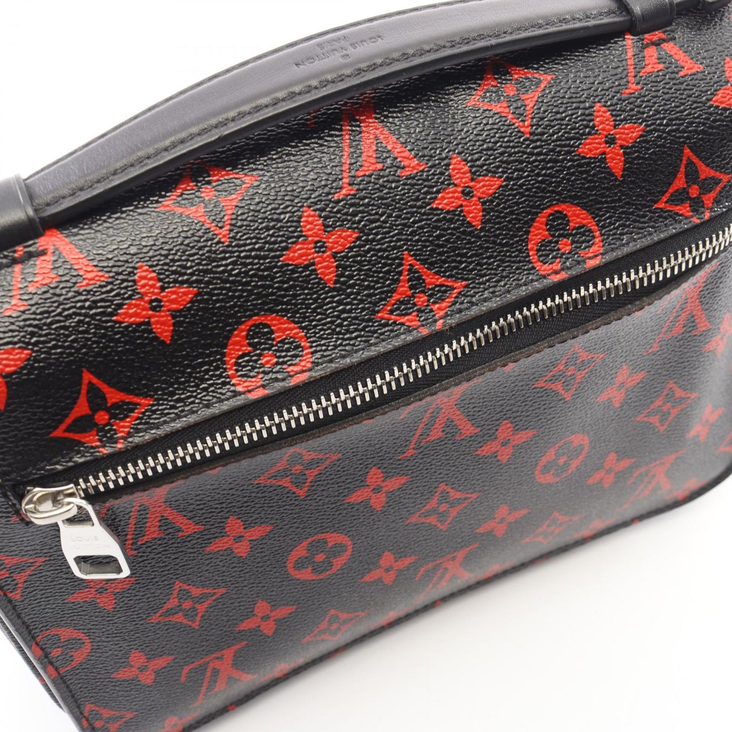 ポシェット メティスMM モノグラムアンフラルージュ 2WAY ハンドバッグ PVC レザー ブラック レッド ルイヴィトン バッグ LOUIS VUITTON