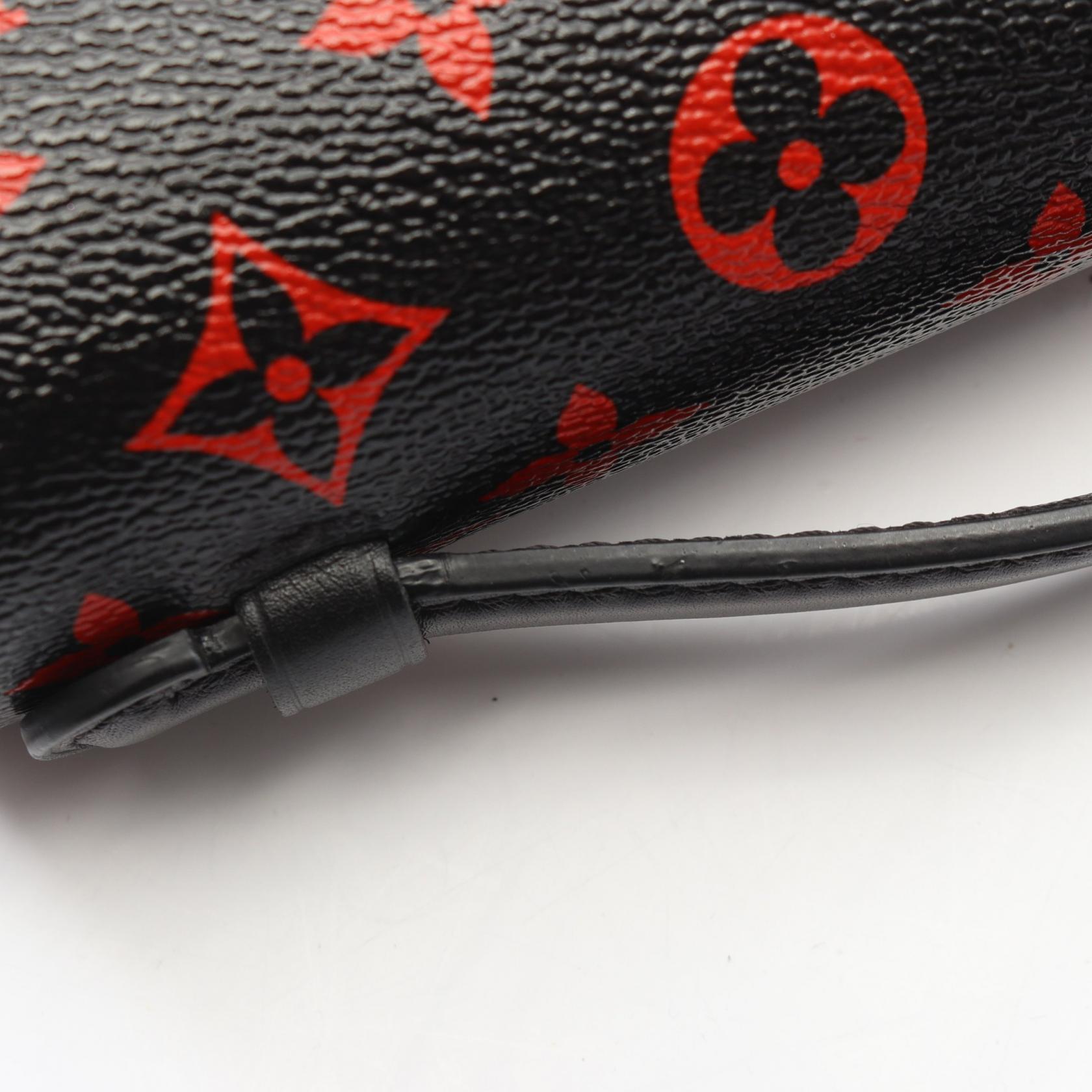 ポシェット メティスMM モノグラムアンフラルージュ 2WAY ハンドバッグ PVC レザー ブラック レッド ルイヴィトン バッグ LOUIS VUITTON