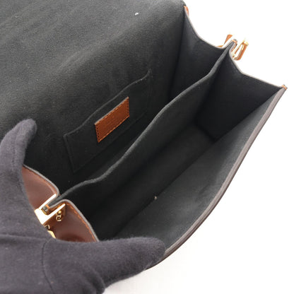 ドーフィーヌ MINI モノグラムリバース ショルダーバッグ PVC レザー ブラウン ベージュ ルイヴィトン バッグ LOUIS VUITTON