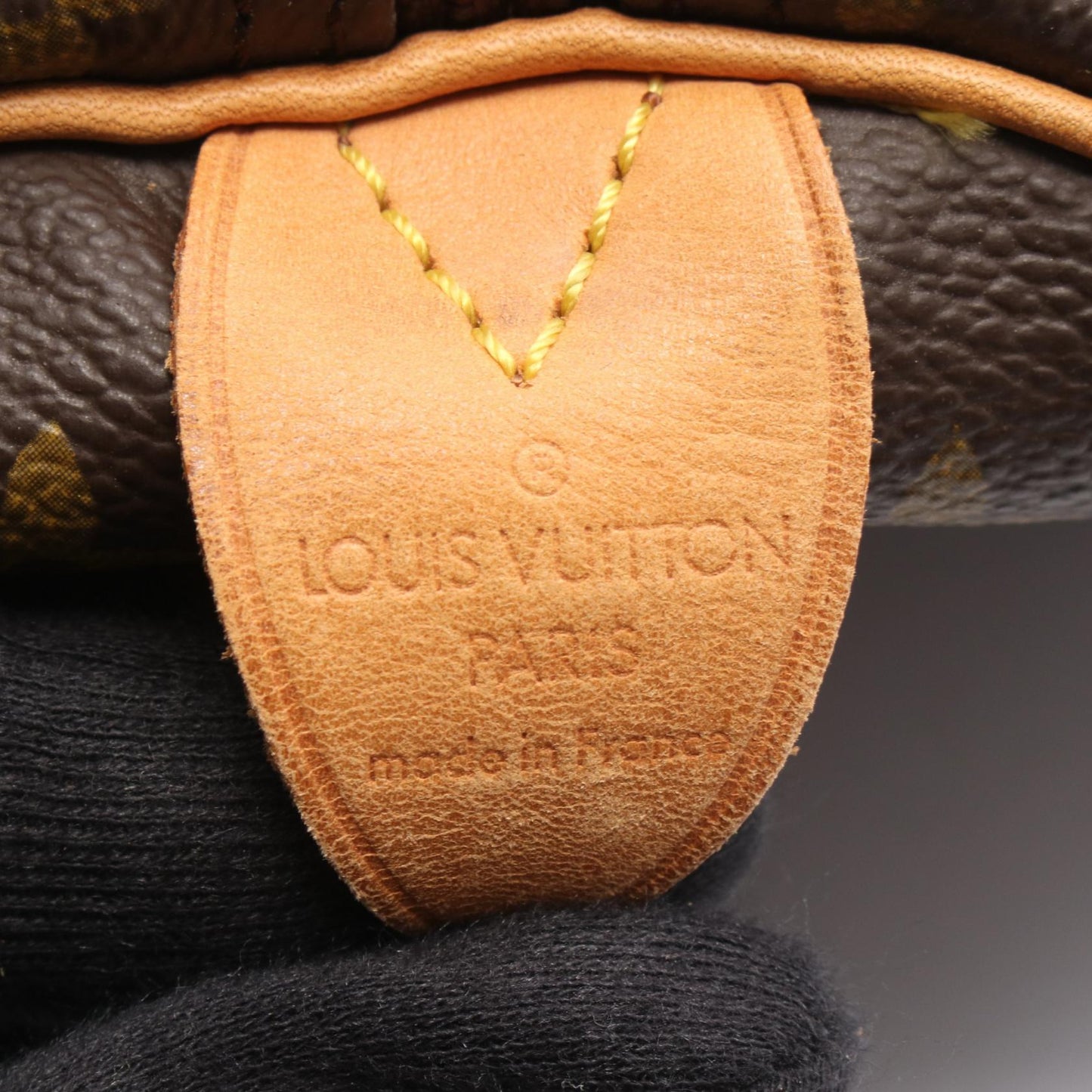 キーポル60 モノグラム ボストンバッグ PVC レザー ブラウン ルイヴィトン バッグ LOUIS VUITTON