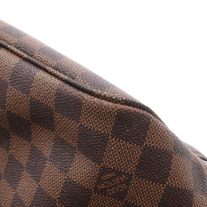 ネヴァーフルMM ダミエエベヌ ショルダーバッグ トートバッグ PVC レザー ブラウン ルイヴィトン バッグ LOUIS VUITTON