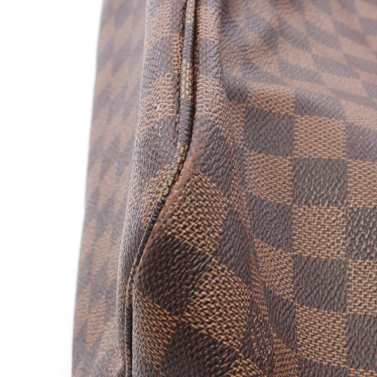 ネヴァーフルMM ダミエエベヌ ショルダーバッグ トートバッグ PVC レザー ブラウン ルイヴィトン バッグ LOUIS VUITTON