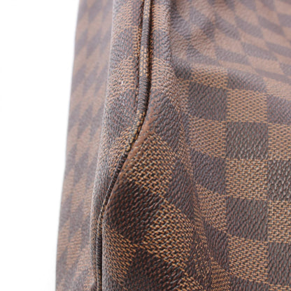 ネヴァーフルMM ダミエエベヌ ショルダーバッグ トートバッグ PVC レザー ブラウン ルイヴィトン バッグ LOUIS VUITTON