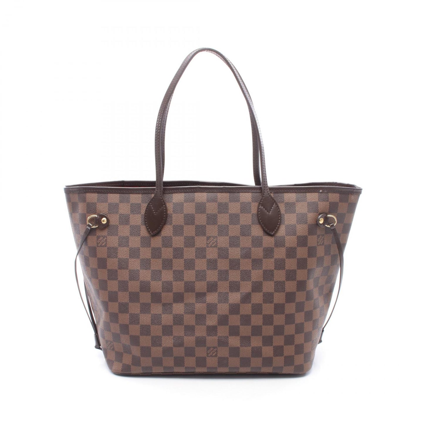 ネヴァーフルMM ダミエエベヌ ショルダーバッグ トートバッグ PVC レザー ブラウン ルイヴィトン バッグ LOUIS VUITTON