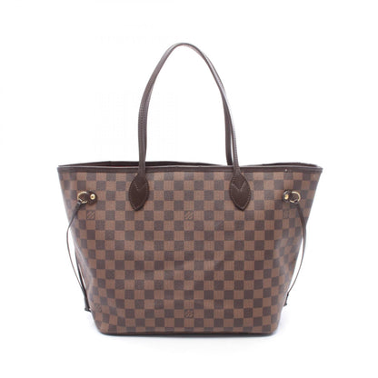 ネヴァーフルMM ダミエエベヌ ショルダーバッグ トートバッグ PVC レザー ブラウン ルイヴィトン バッグ LOUIS VUITTON