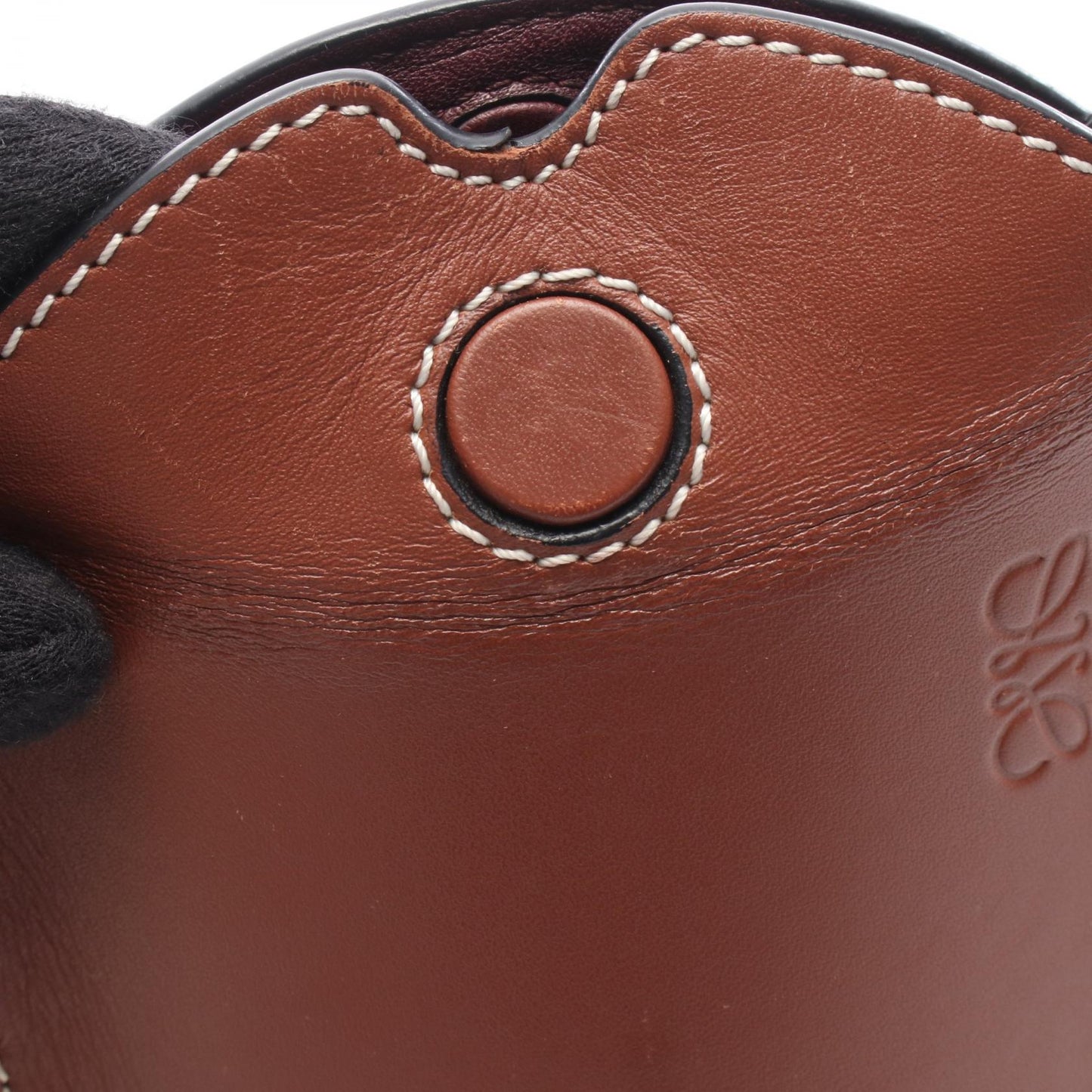 GATE POCKET ゲートポケット ショルダーバッグ レザー ブラウン ロエベ バッグ LOEWE