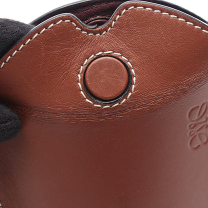 GATE POCKET ゲートポケット ショルダーバッグ レザー ブラウン ロエベ バッグ LOEWE