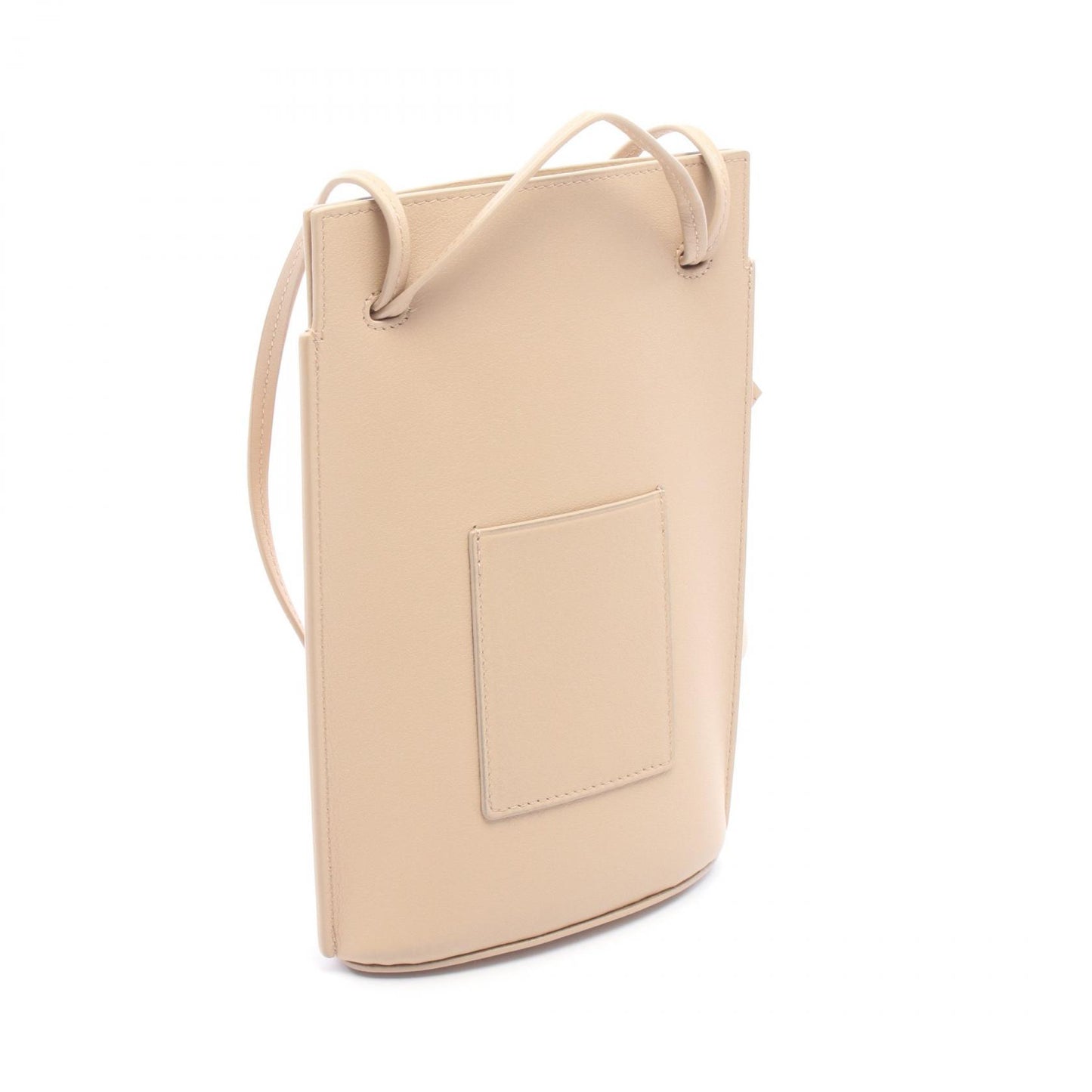 ダイスポケット ショルダーバッグ レザー ベージュ ロエベ バッグ LOEWE