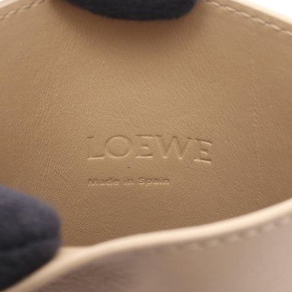 ダイスポケット ショルダーバッグ レザー ベージュ ロエベ バッグ LOEWE