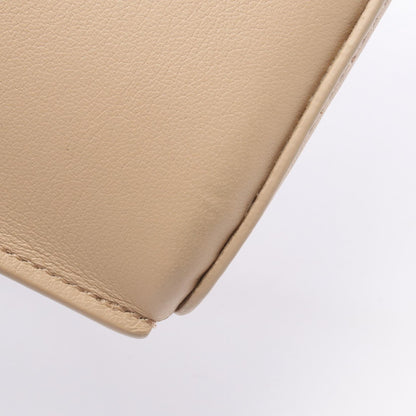 ダイスポケット ショルダーバッグ レザー ベージュ ロエベ バッグ LOEWE