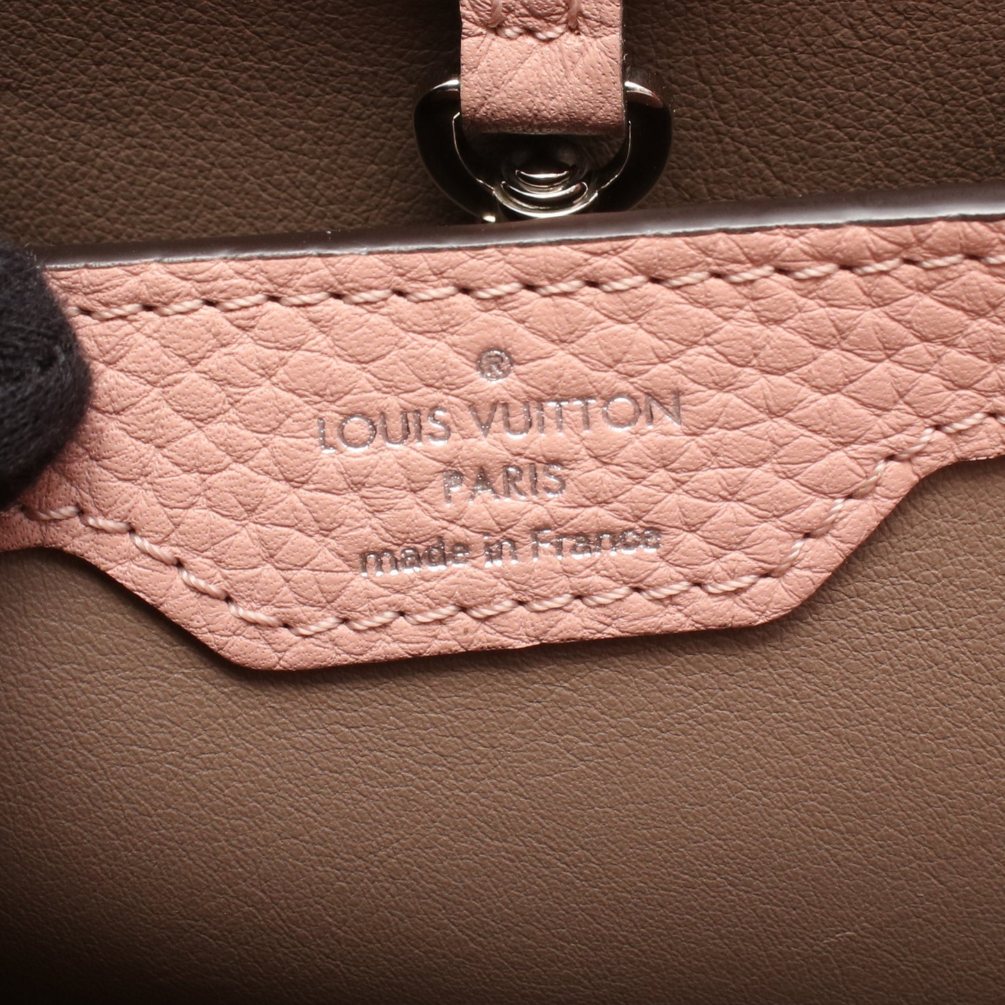 カプシーヌMM マグノリア 2WAY ハンドバッグ レザー ピンクベージュ ルイヴィトン バッグ LOUIS VUITTON