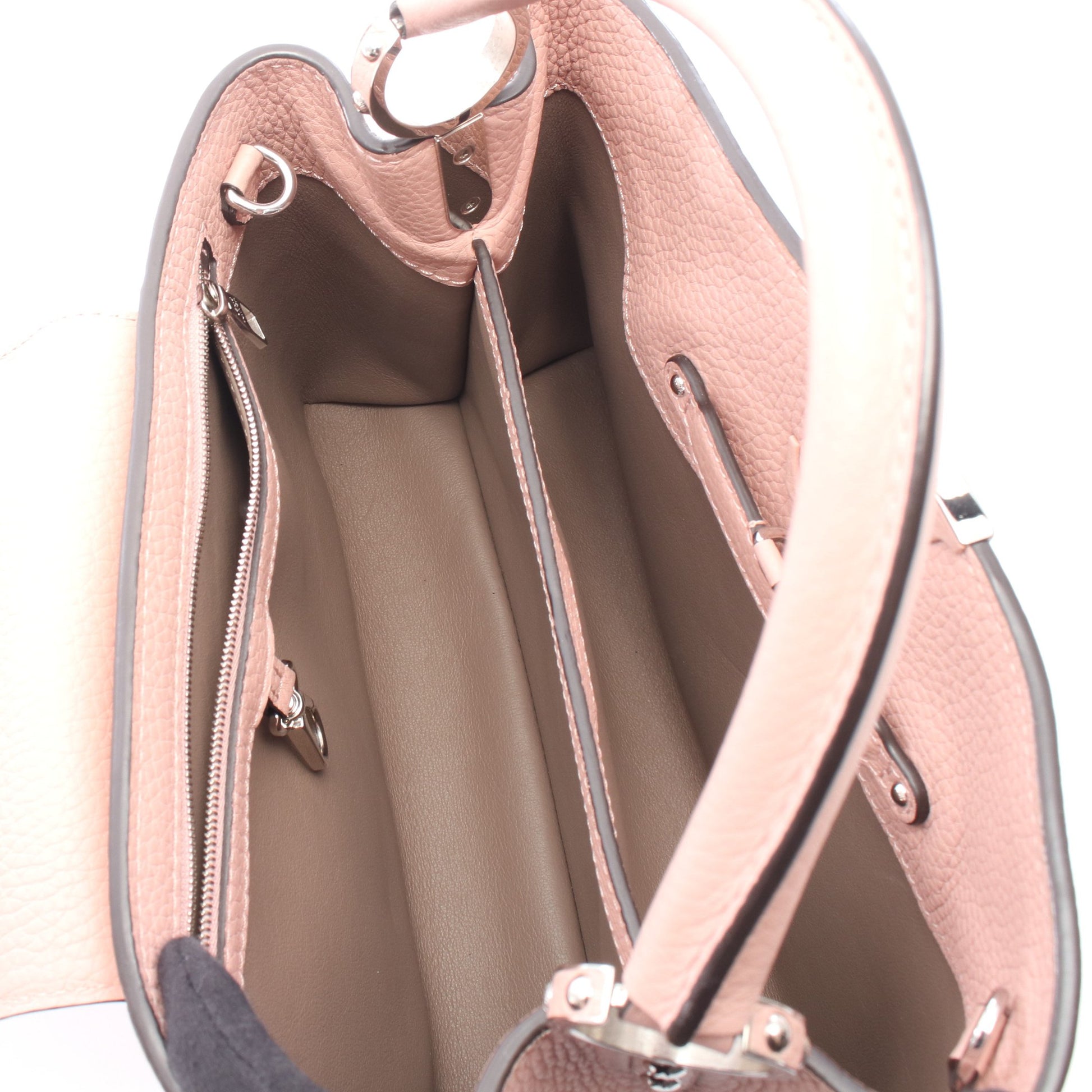 カプシーヌMM マグノリア 2WAY ハンドバッグ レザー ピンクベージュ ルイヴィトン バッグ LOUIS VUITTON