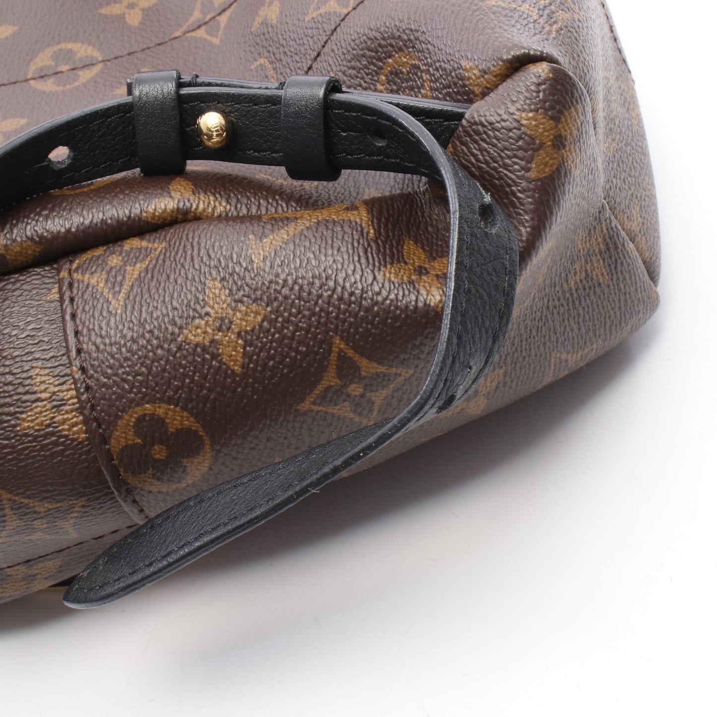 パームスプリングス バックパックPM モノグラム リュックサック PVC レザー ブラウン ブラック ルイヴィトン バッグ LOUIS VUITTON