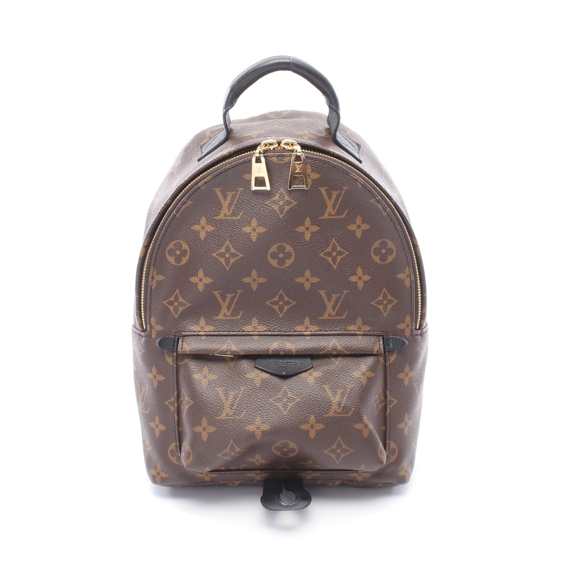 パームスプリングス バックパックPM モノグラム リュックサック PVC レザー ブラウン ブラック ルイヴィトン バッグ LOUIS VUITTON