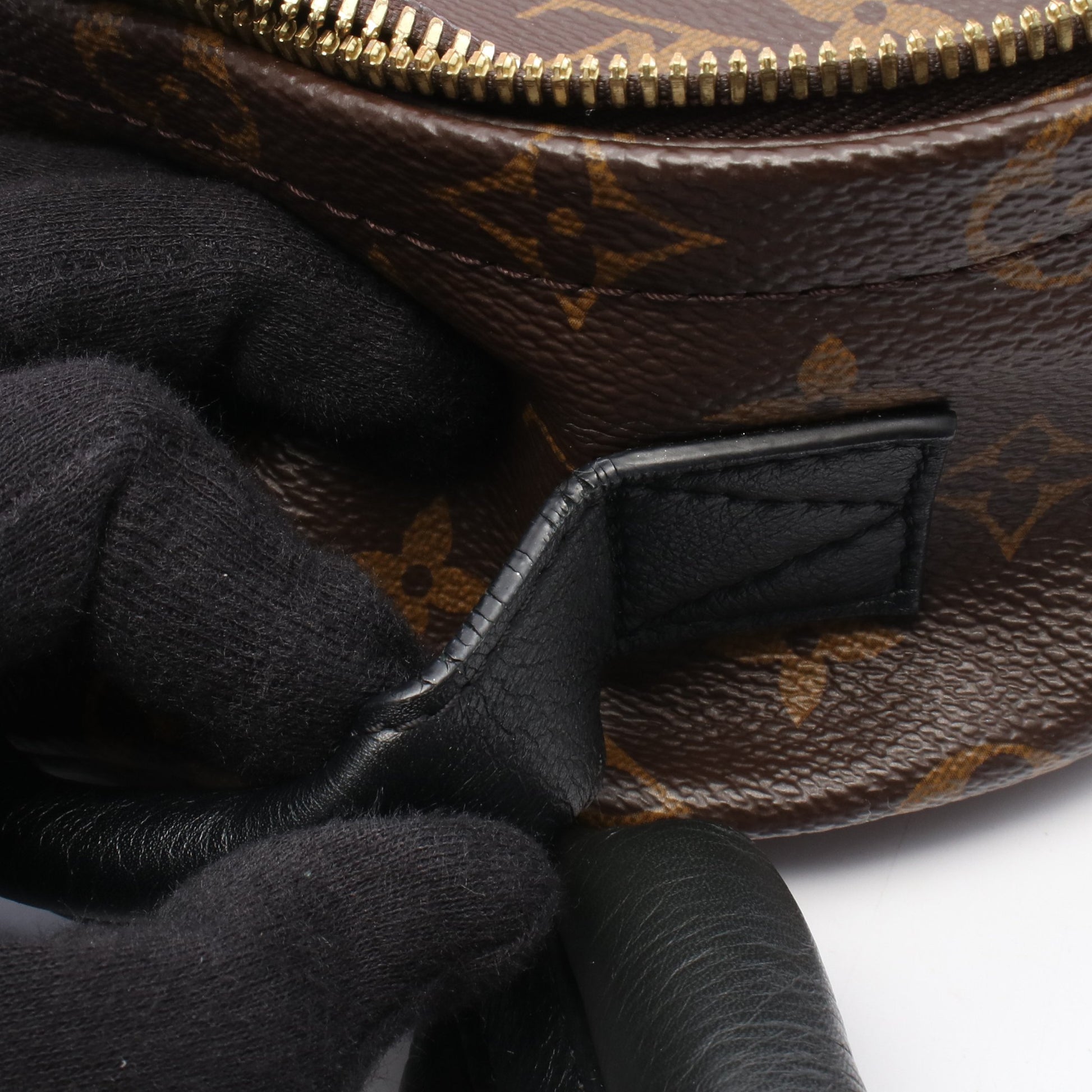 パームスプリングス バックパックPM モノグラム リュックサック PVC レザー ブラウン ブラック ルイヴィトン バッグ LOUIS VUITTON