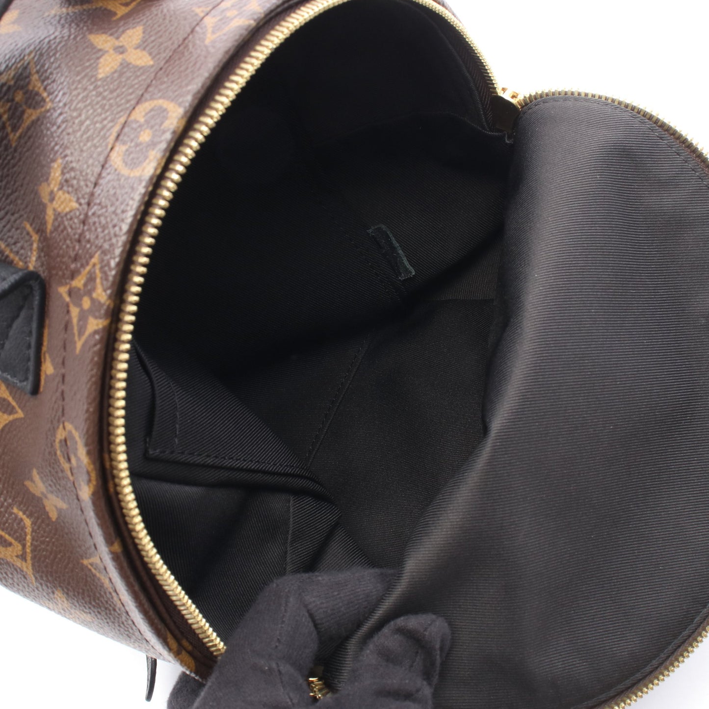 パームスプリングス バックパックPM モノグラム リュックサック PVC レザー ブラウン ブラック ルイヴィトン バッグ LOUIS VUITTON
