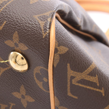 ティヴォリGM モノグラム ハンドバッグ PVC レザー ブラウン ルイヴィトン バッグ LOUIS VUITTON