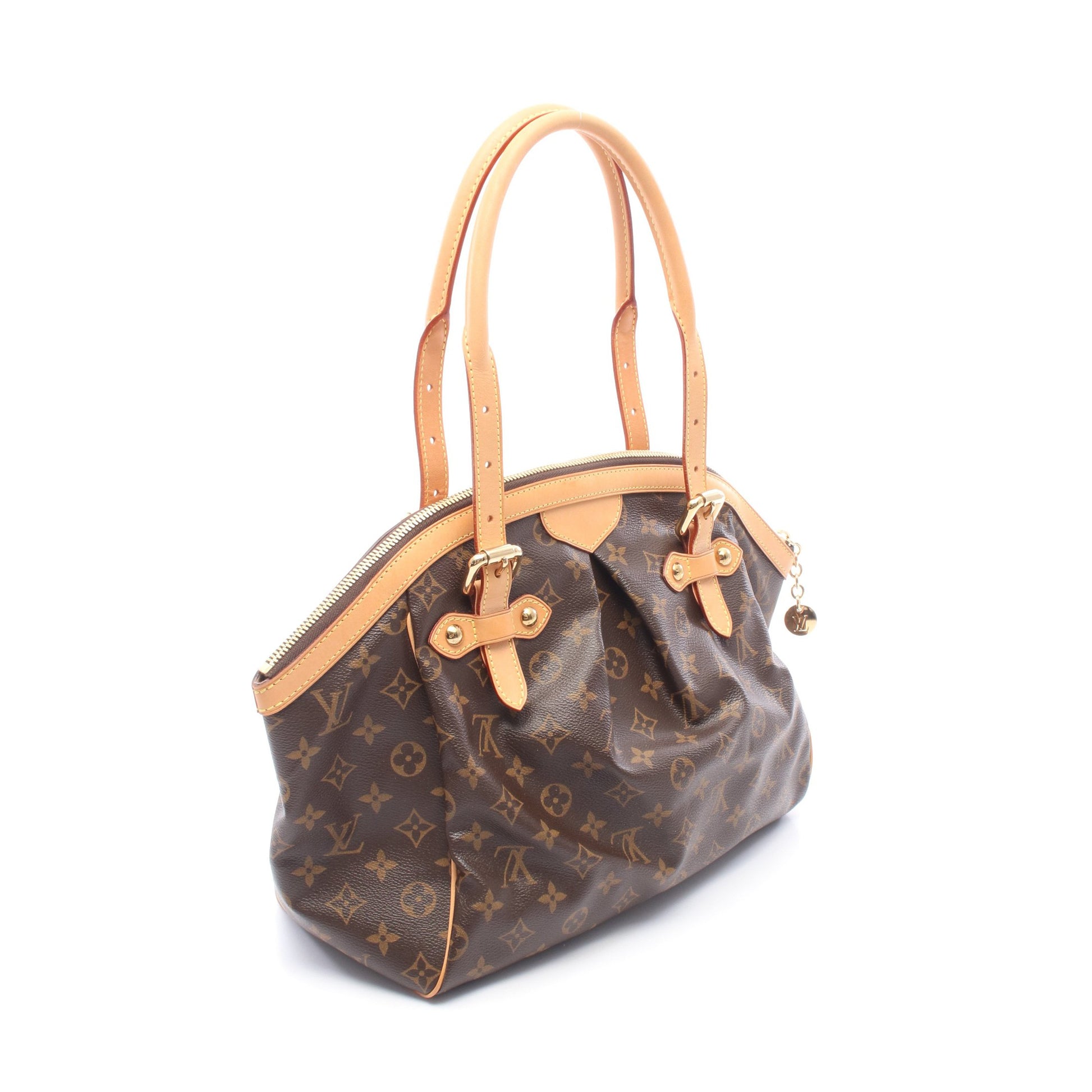 ティヴォリGM モノグラム ハンドバッグ PVC レザー ブラウン ルイヴィトン バッグ LOUIS VUITTON