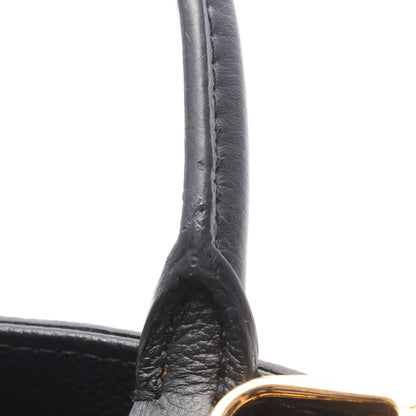 モンテーニュMM モノグラムアンプラント ノワール 2WAY ハンドバッグ レザー ブラック ルイヴィトン バッグ LOUIS VUITTON