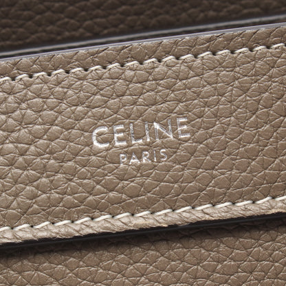 ラゲージ ナノショッパー 2WAY ハンドバッグ レザー グレーベージュ セリーヌ バッグ CELINE