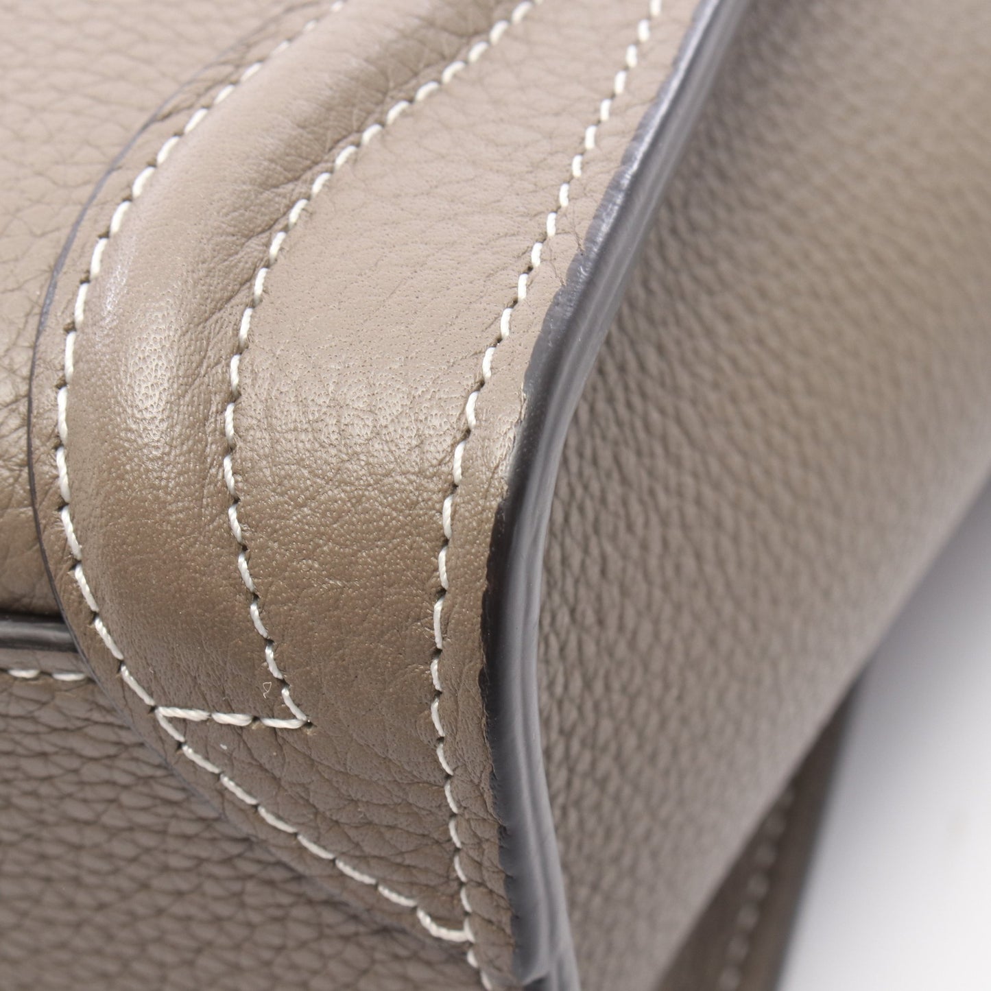 ラゲージ ナノショッパー 2WAY ハンドバッグ レザー グレーベージュ セリーヌ バッグ CELINE
