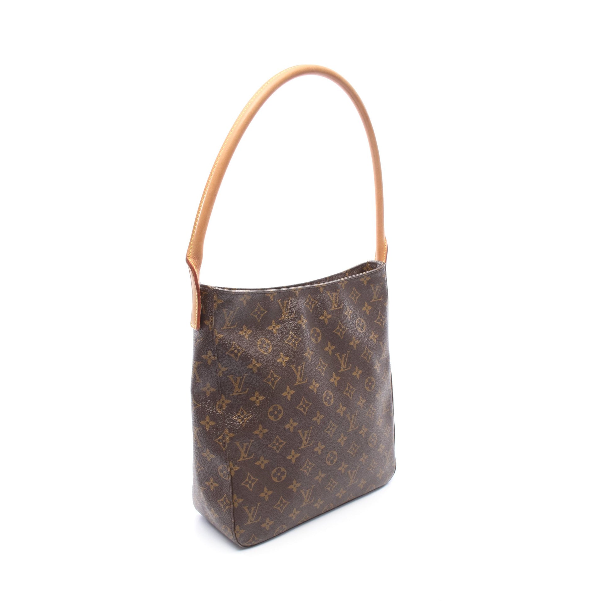 ルーピングGM モノグラム ショルダーバッグ PVC レザー ブラウン ルイヴィトン バッグ LOUIS VUITTON