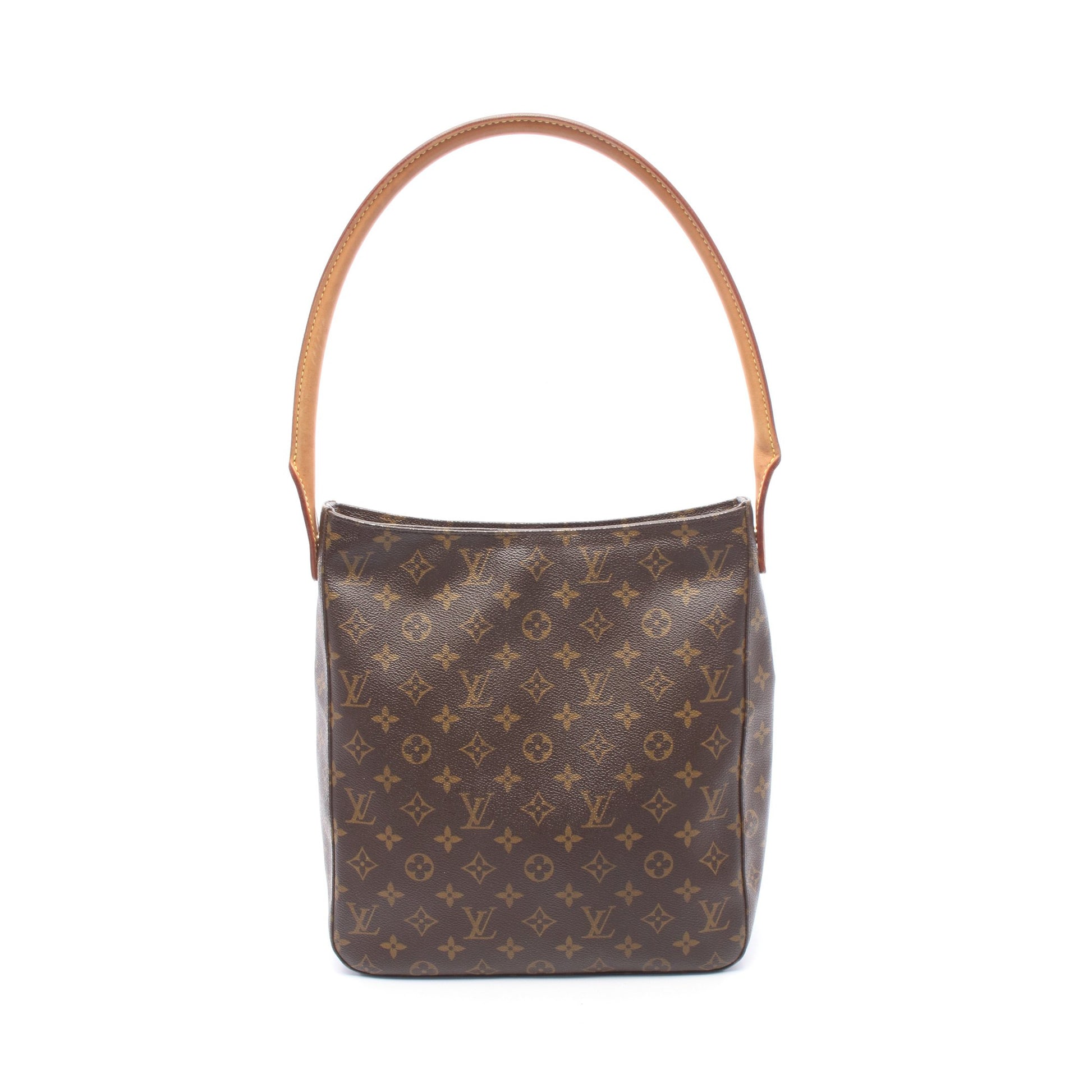 ルーピングGM モノグラム ショルダーバッグ PVC レザー ブラウン ルイヴィトン バッグ LOUIS VUITTON