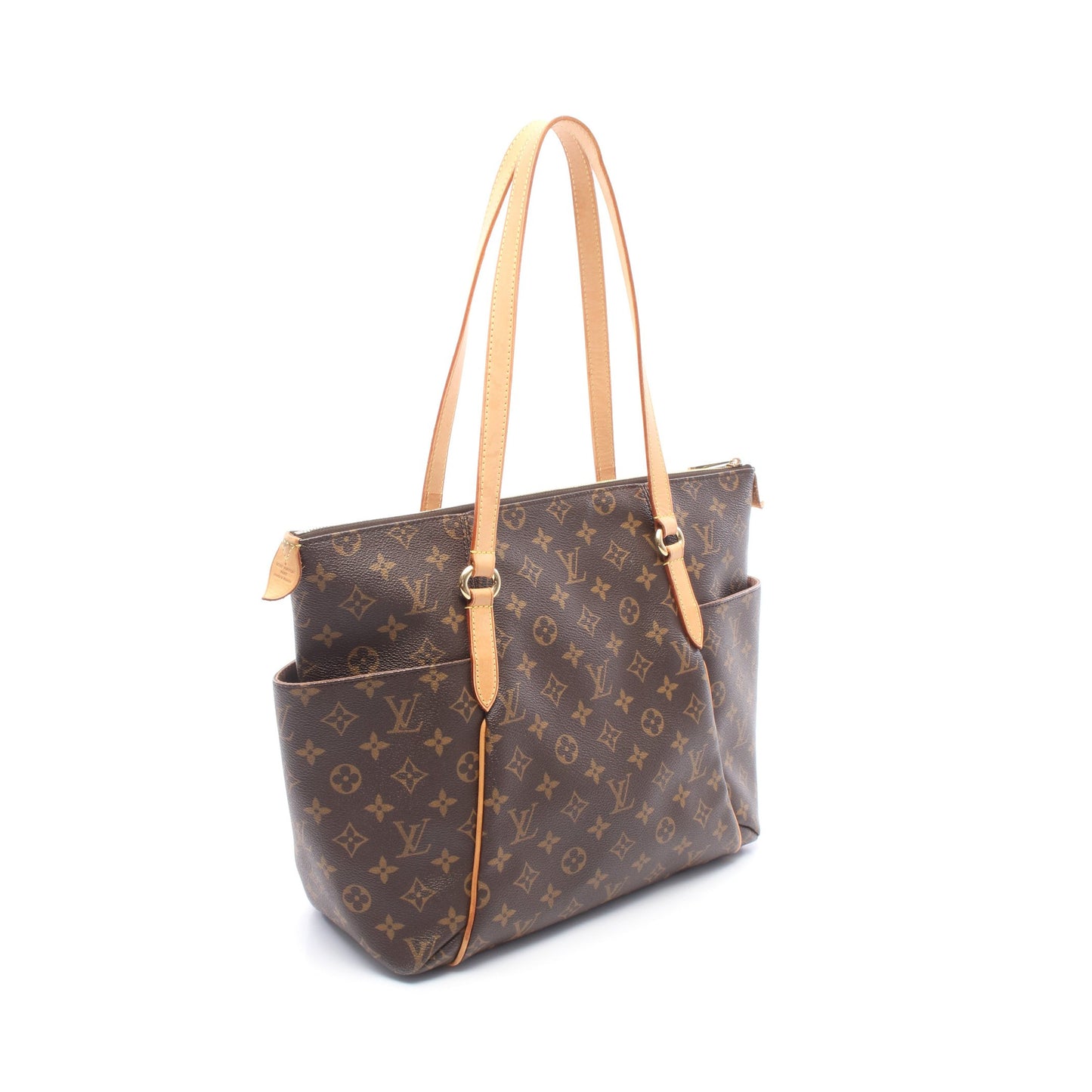 トータリーMM モノグラム ショルダーバッグ トートバッグ PVC レザー ブラウン ルイヴィトン バッグ LOUIS VUITTON