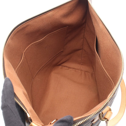 トータリーMM モノグラム ショルダーバッグ トートバッグ PVC レザー ブラウン ルイヴィトン バッグ LOUIS VUITTON