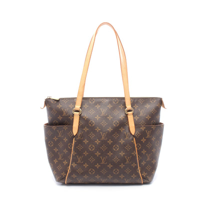 トータリーMM モノグラム ショルダーバッグ トートバッグ PVC レザー ブラウン ルイヴィトン バッグ LOUIS VUITTON