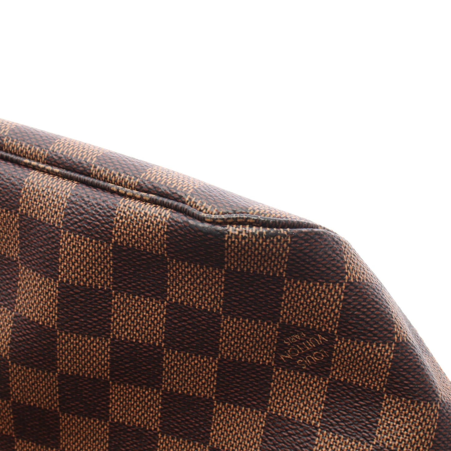 ネヴァーフルMM ダミエエベヌ ショルダーバッグ トートバッグ PVC レザー ブラウン ルイヴィトン バッグ LOUIS VUITTON