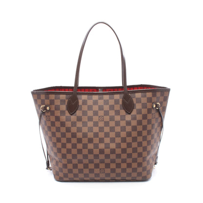 ネヴァーフルMM ダミエエベヌ ショルダーバッグ トートバッグ PVC レザー ブラウン ルイヴィトン バッグ LOUIS VUITTON