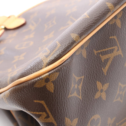 バティニョール オリゾンタル モノグラム ショルダーバッグ PVC レザー ブラウン ルイヴィトン バッグ LOUIS VUITTON