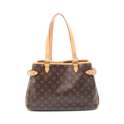 バティニョール オリゾンタル モノグラム ショルダーバッグ PVC レザー ブラウン ルイヴィトン バッグ LOUIS VUITTON