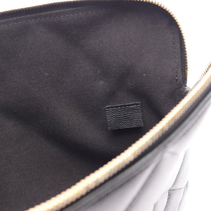 マトラッセ クラッチバッグ キャビアスキン ブラック ゴールド金具 シャネル バッグ CHANEL