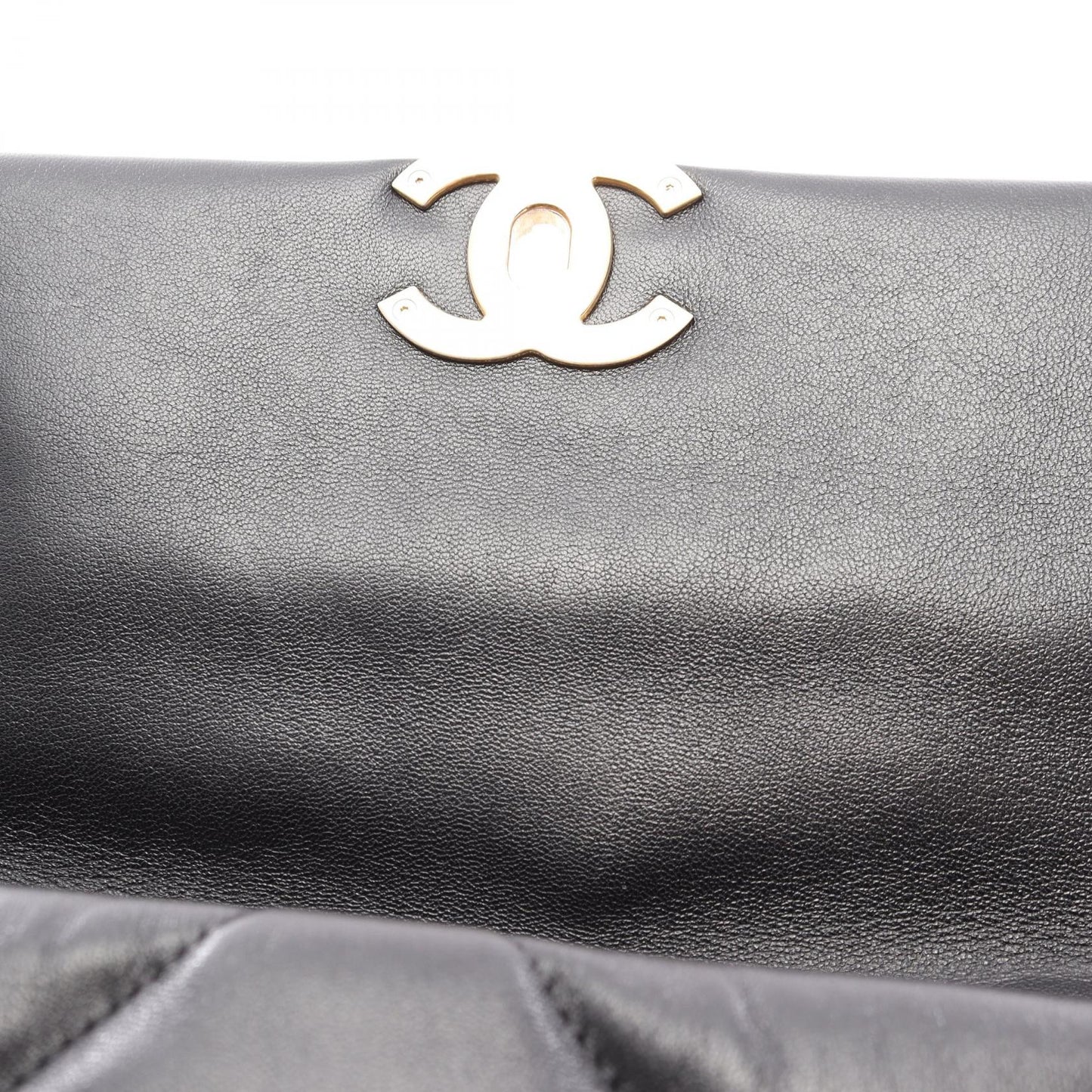 19 ディズヌフ マトラッセ コンビ金具 2WAY チェーンショルダーバッグ ラムスキン ブラック シャネル バッグ CHANEL